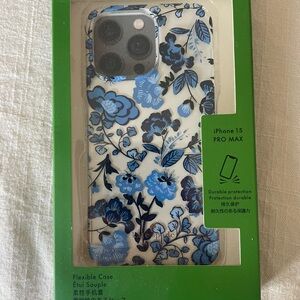 kate spade Blue Floral iPhone 15 Pro Max Case